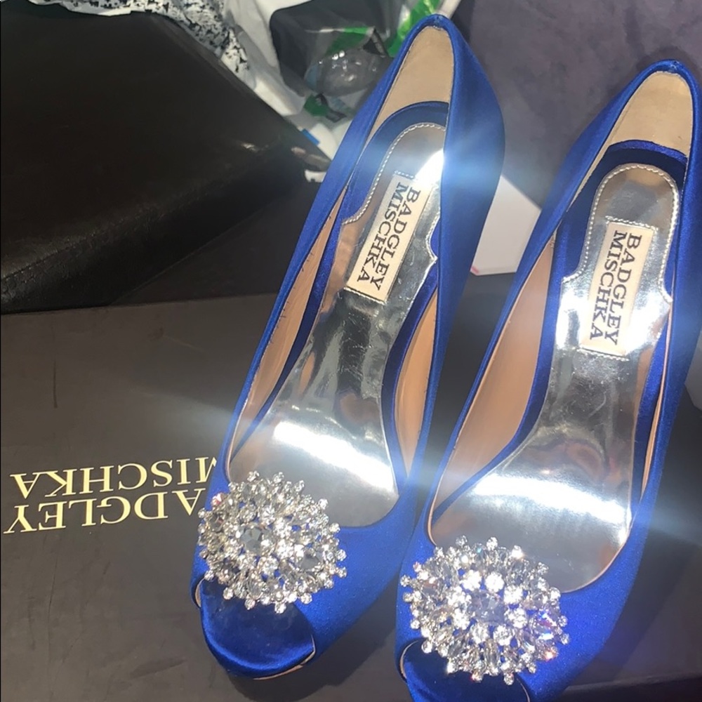 Blue Badgley Mischka Jeannie